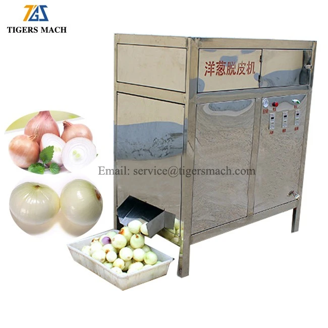 Dry onion peelers machine