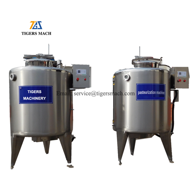 Functional milk pasteurizer machine single Single pot sterilizer equipment