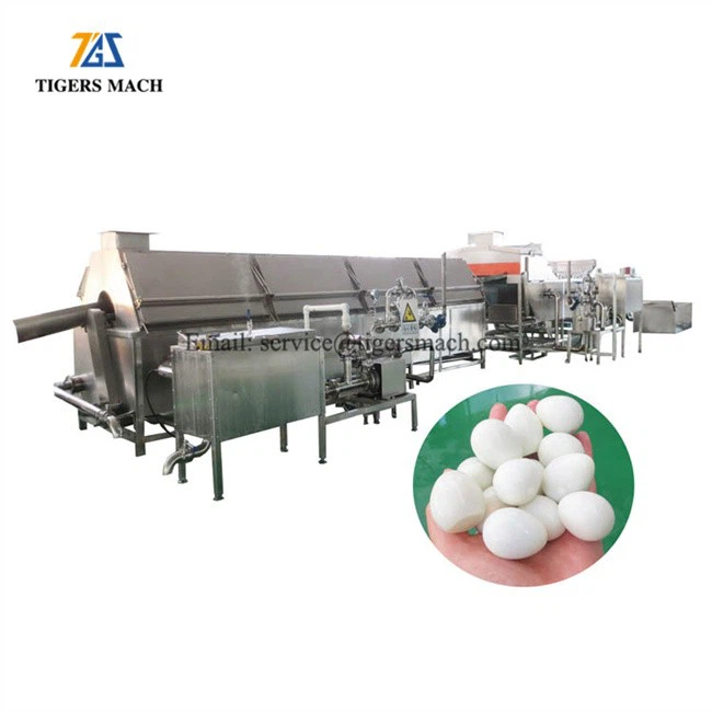 Promotion price brine quail egg making machine, peeled brine white quail egg process equipment by peelers quail egg