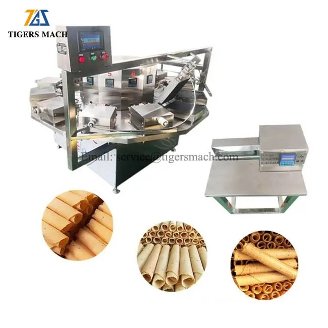 Egg Roll Making Machine For Wafer Stick And Ice Cream Cone suppliers